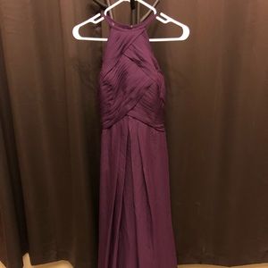 Bridesmaid dress halter